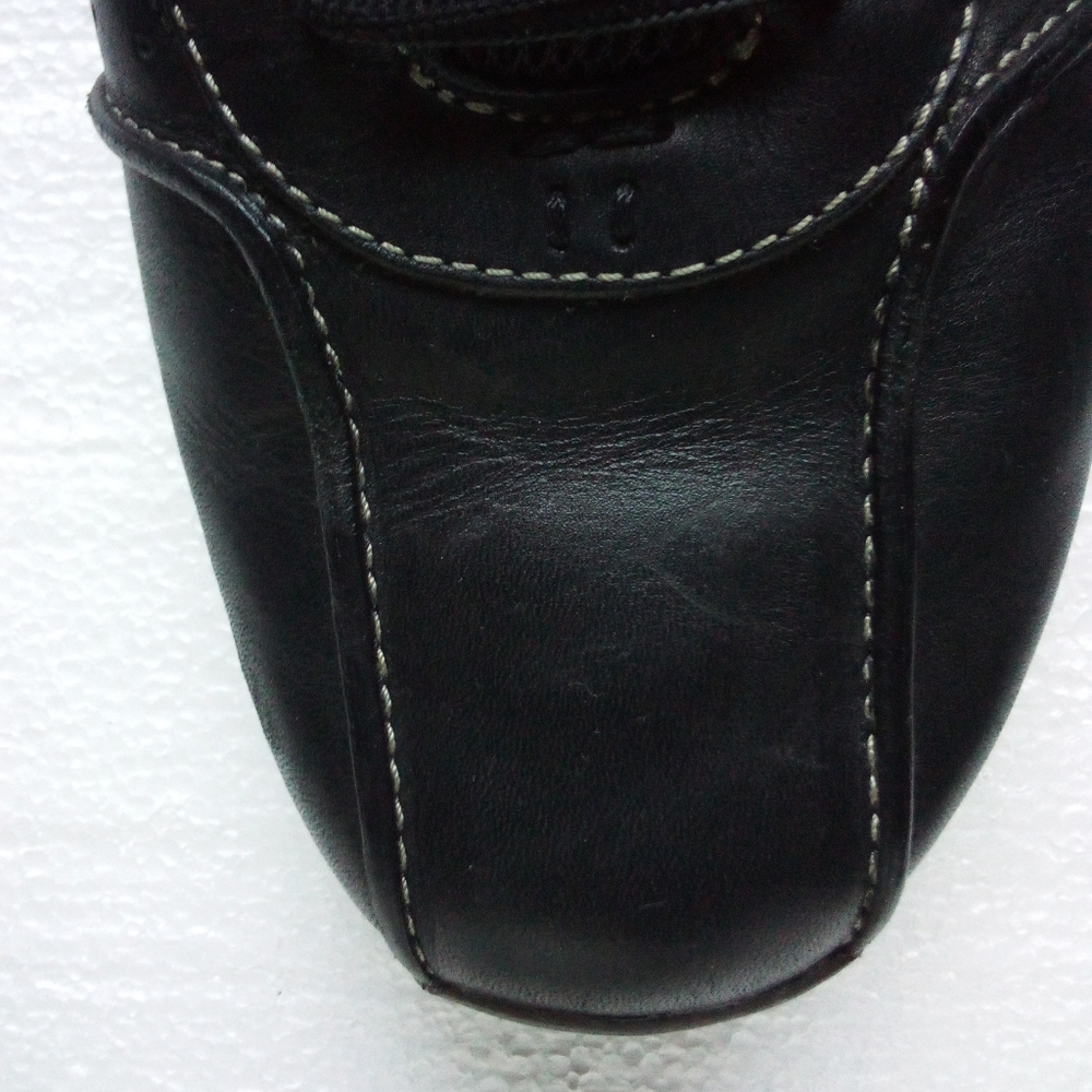 Timberland Leather Driver Lace-up Shoes Sneakers Men's 9M Black - Picture 9 of 16
